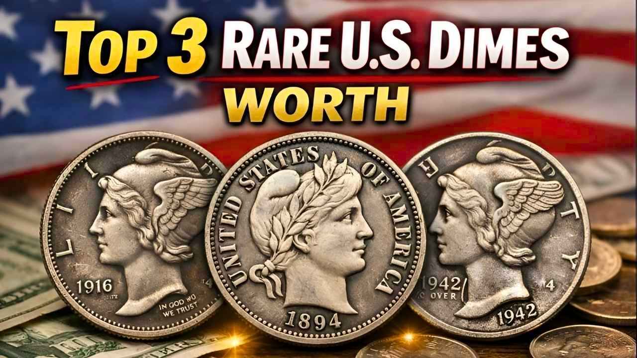 Top 3 Rare U.S. Dimes Worth Millions 2026 Collector’s Ultimate Value Guide