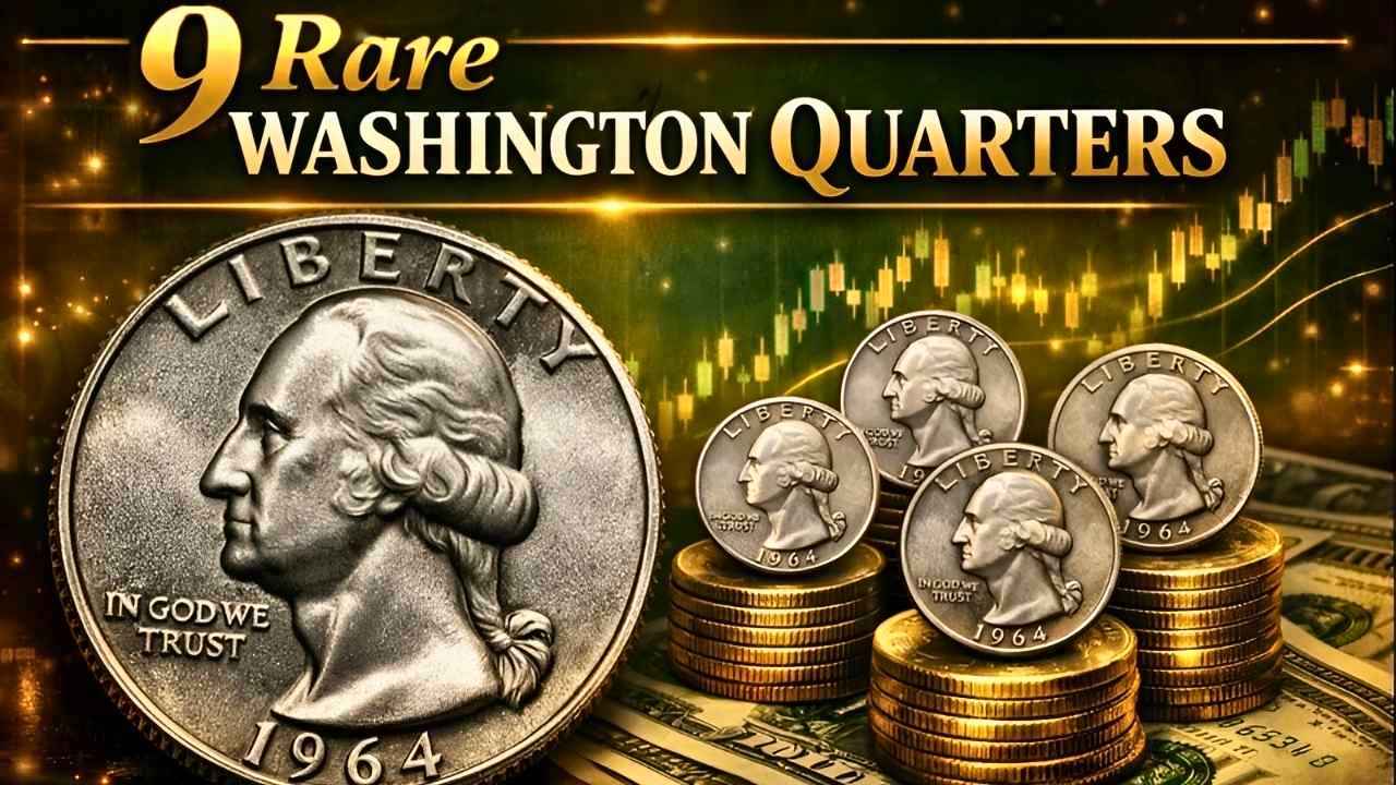 9 Rare Washington Quarters Worth Up to $50,700 in 2026 Complete Value Guide for Collectors